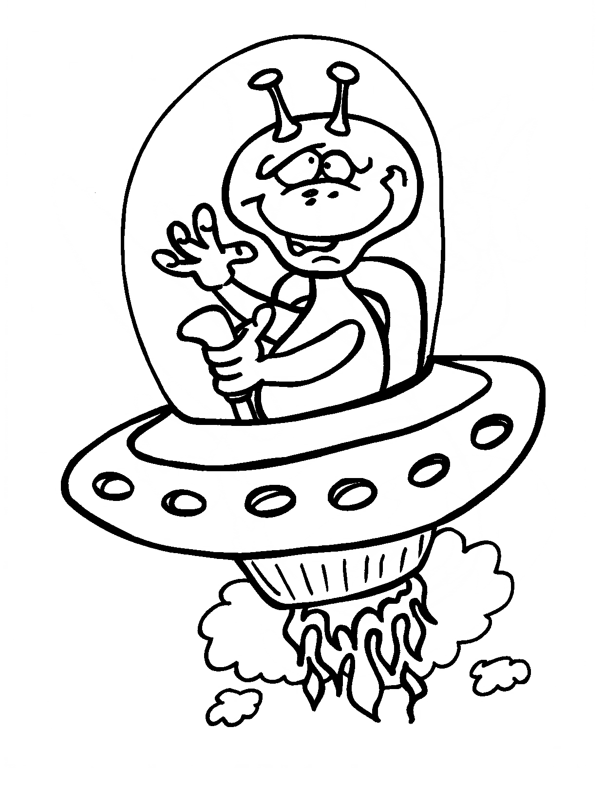 Spaceship Template For Kids - ClipArt Best
