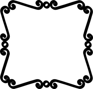 Clipart border black and white