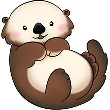 Sea otter clipart