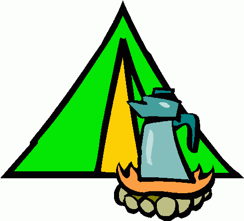 Tent And Campfire Clipart - Free Clipart Images