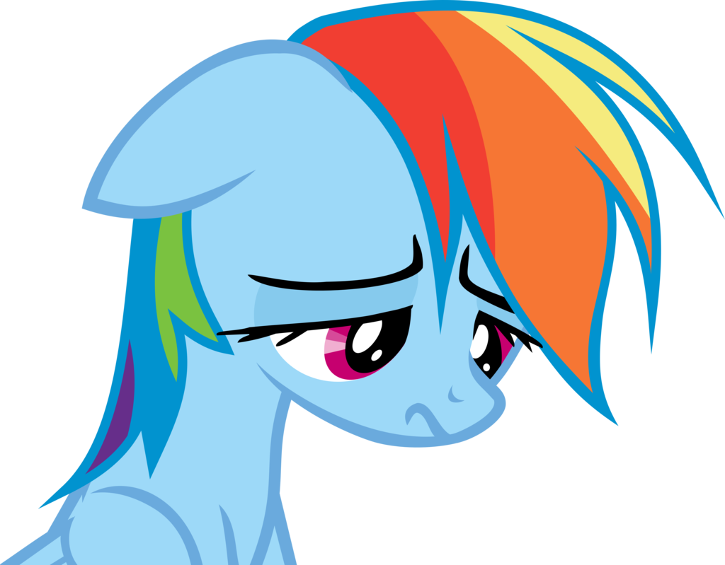 Sad Rainbow Dash by Elsia-pony on DeviantArt
