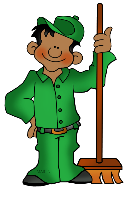 School custodian clipart free