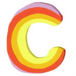 Clipart of a letter c