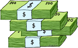 Stack Of Money Clipart - Tumundografico