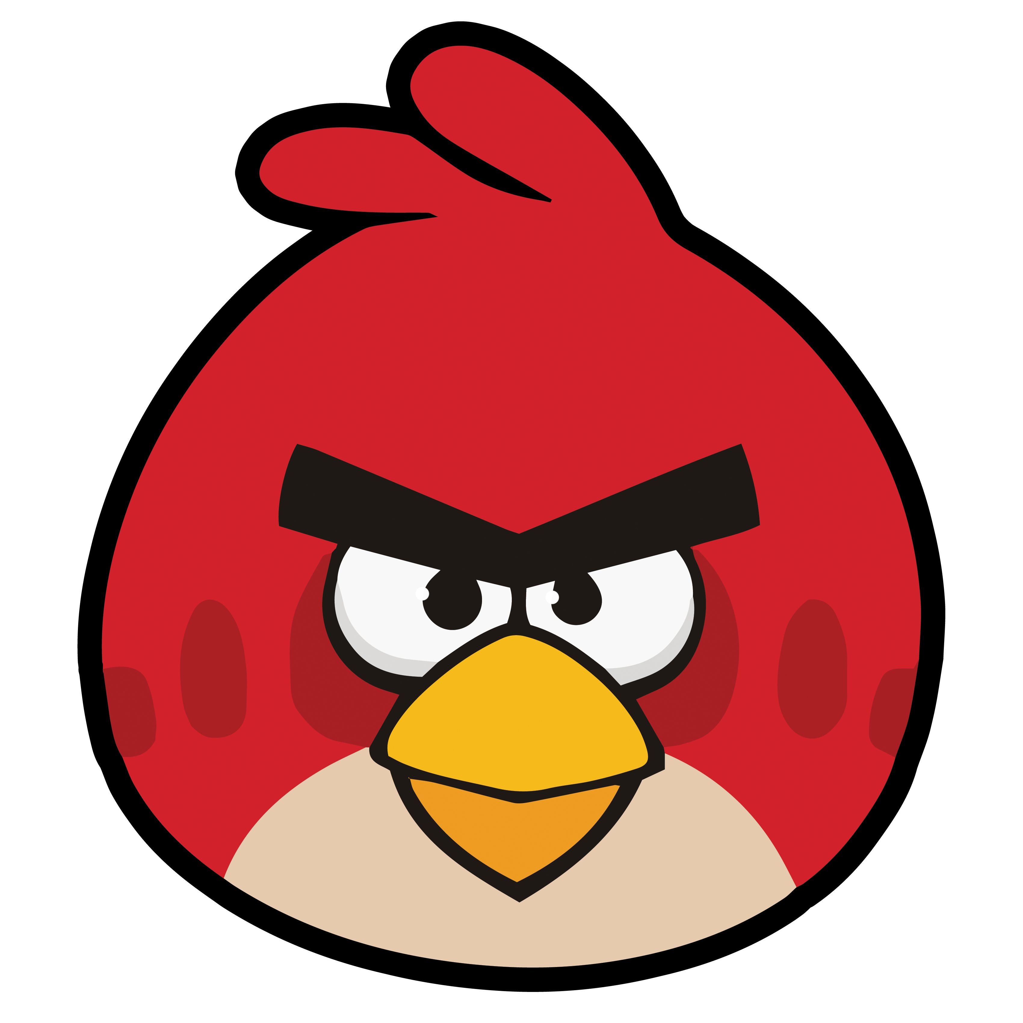 Angry Birds - Red - Super High Quality! by TomEFC98 on DeviantArt