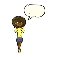 Cartoon Shocked Woman stock photos - FreeImages.com
