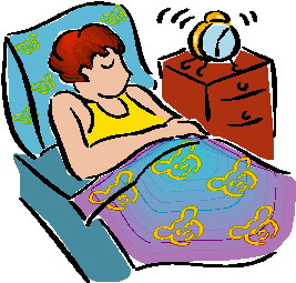 Clip Art - Clip art waking up 406745