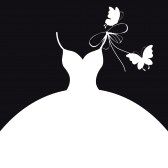 Wedding Dress Clipart Outline - Free Clipart Images