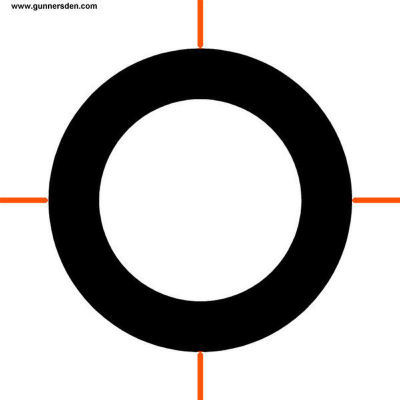 Rifles / Free Targets / Precision 400 Yard Bullseye Target ...