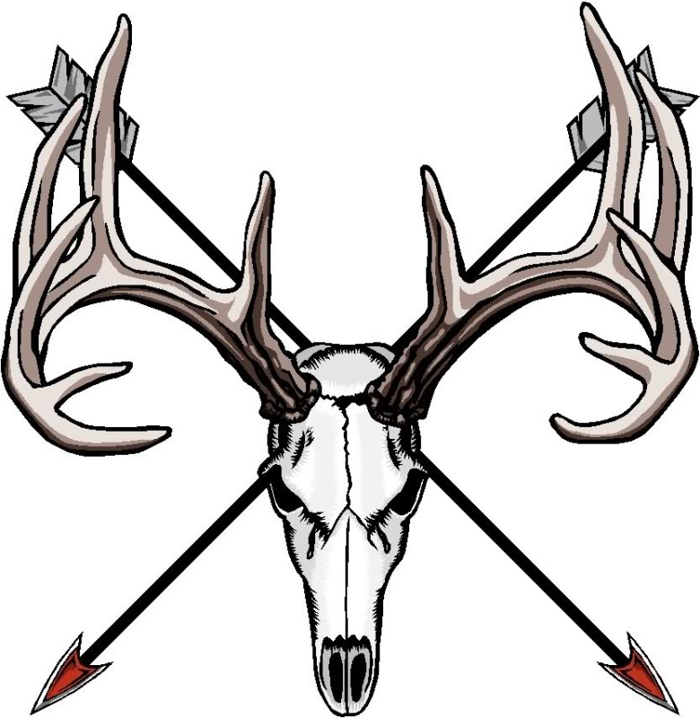 Deer head clipart skeleton