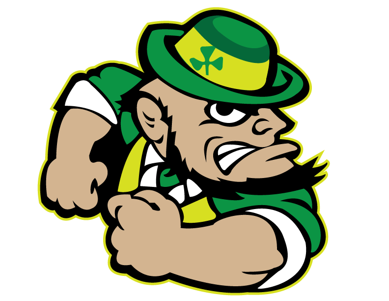 Notre dame leprechaun clipart