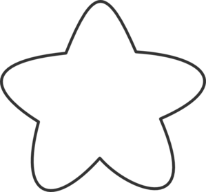 Stars outline clipart