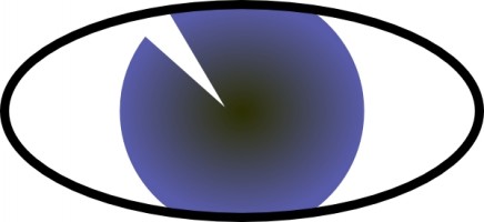 Open clipart blue eye
