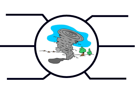 Weather: Tornado Adjectives Worksheet