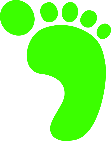 Right Footprint Clip Art - vector clip art online ...