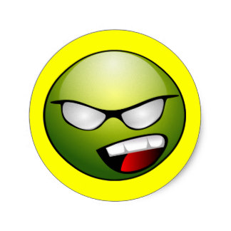 Green Smiley Face Stickers | Zazzle