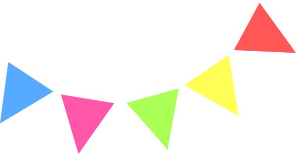 Fiesta banderitas clipart