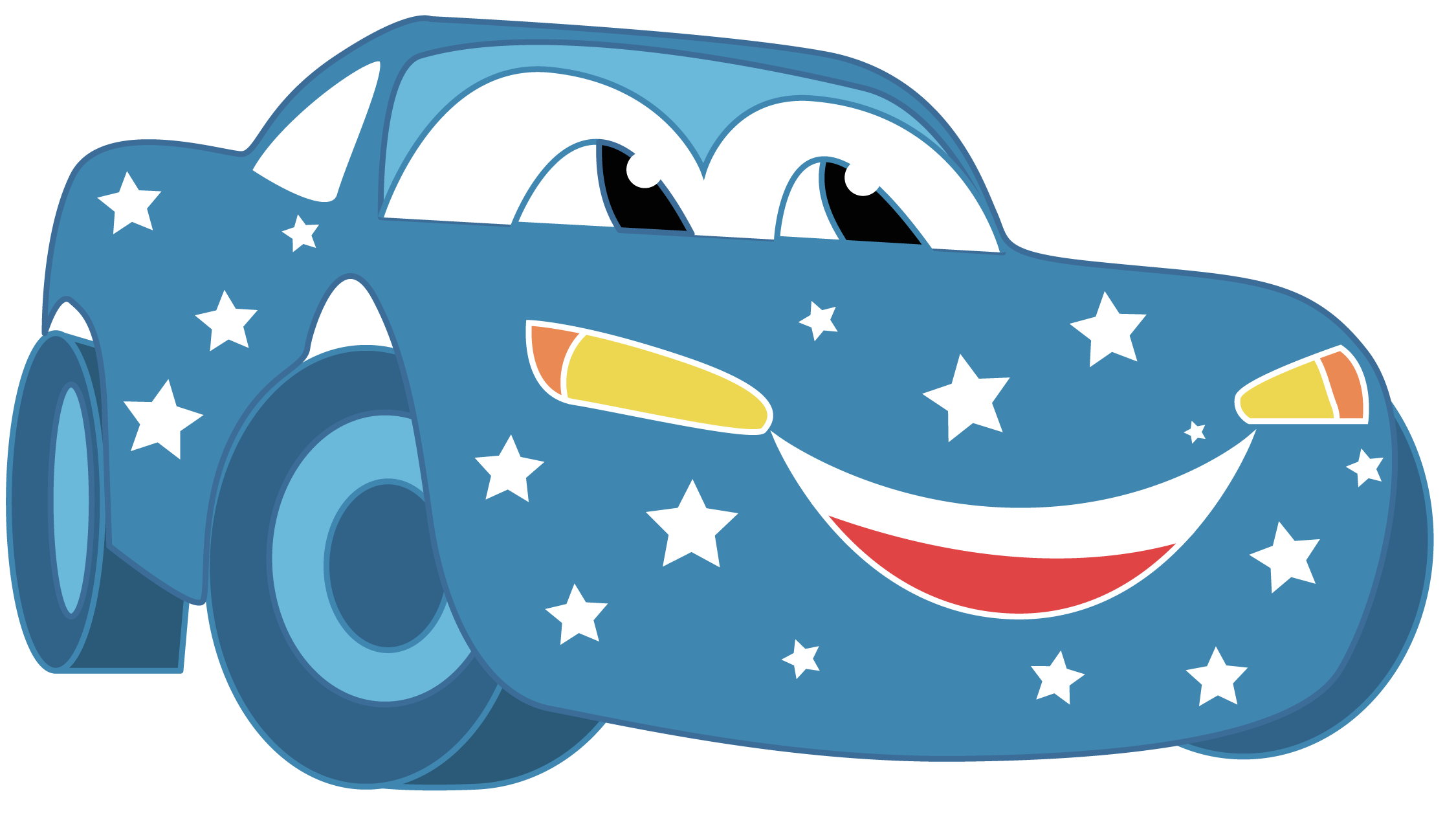 Clip Art Blue Cars Clipart