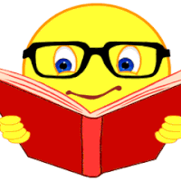 Book Reading Read Story Smiley Smilie Emoticon Animated Animation ...