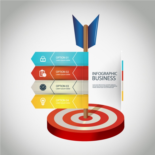 Realistic dartboard vector illustration Vector | Free Download