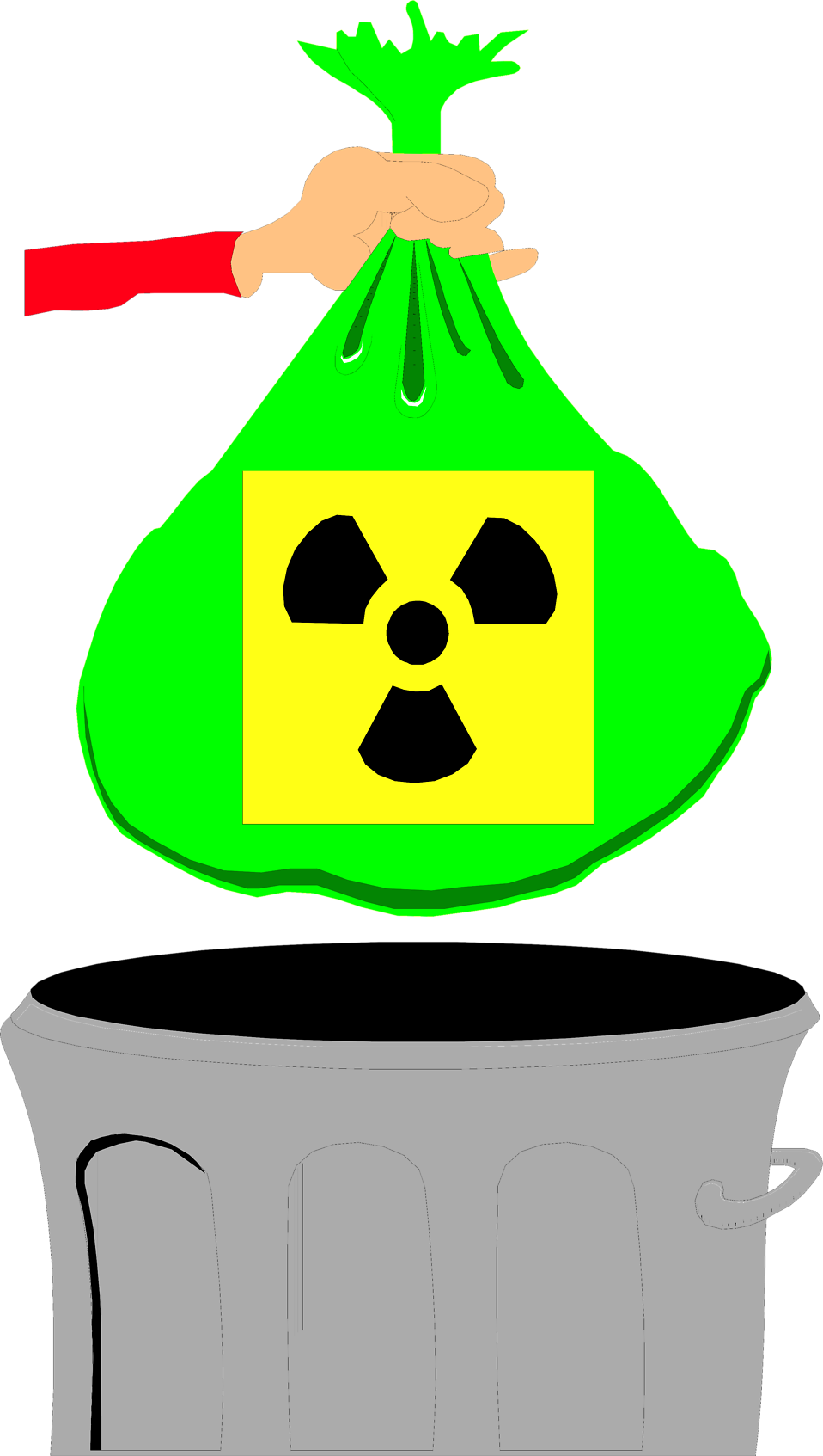 Waste | Free Stock Photo | Illustration of a bag of hazardous ...