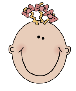 Baby Face Clipart