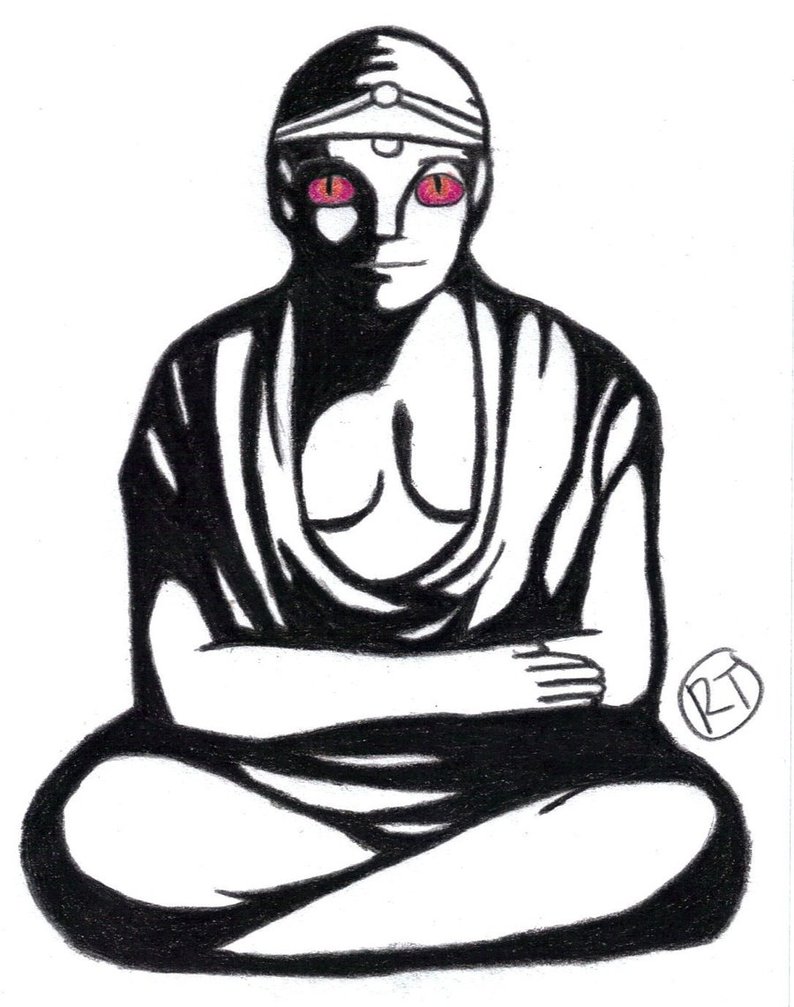 How To Draw Buddha - ClipArt Best
