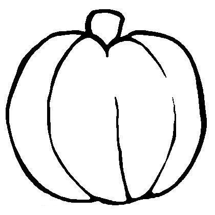 Pumpkin template clipart