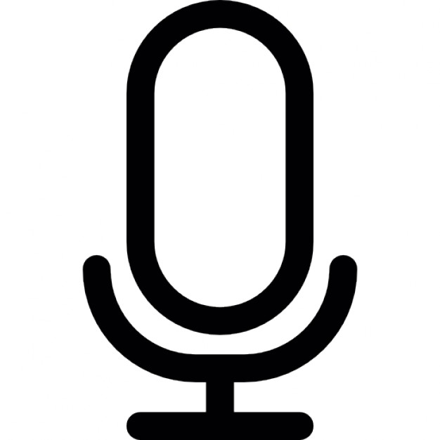 Voice mic, IOS 7 interface symbol Icons | Free Download