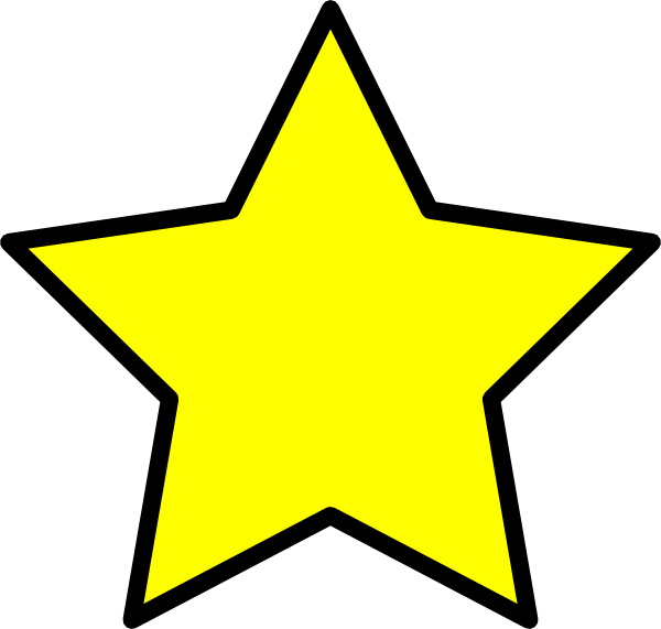 Small star clipart free