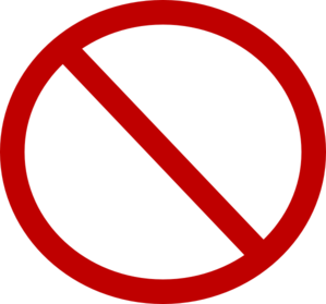 Do Not Sign Clip Art - vector clip art online ...