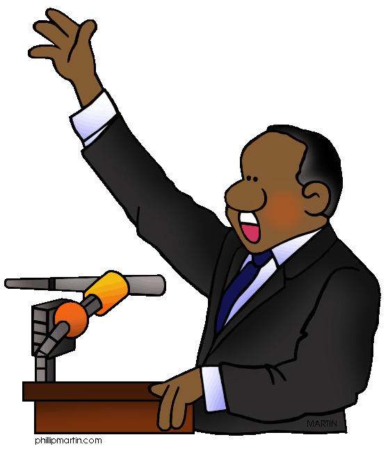 Martin luther king clip art free