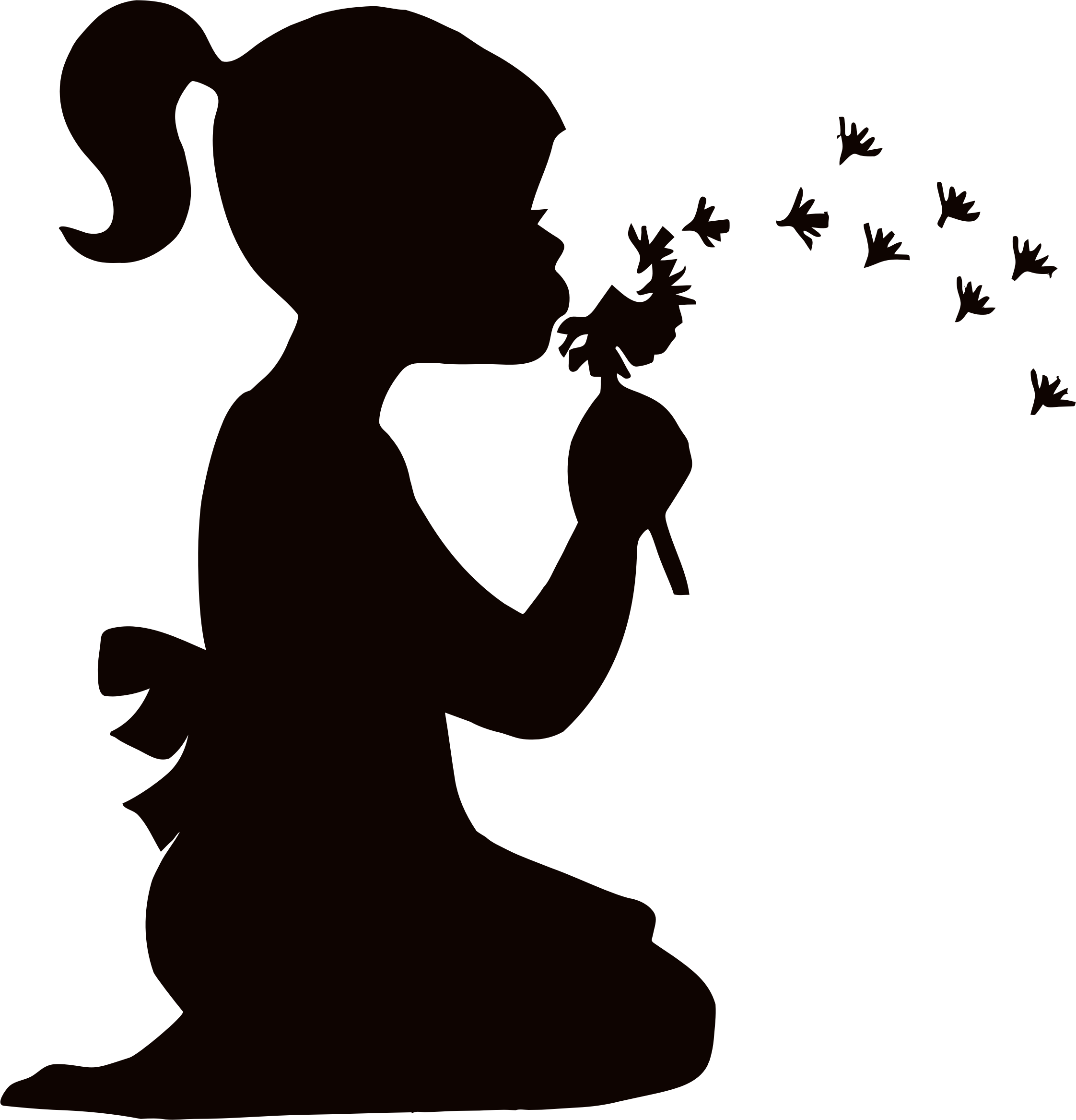 Blowing Dandelion Clip Art – Clipart Free Download