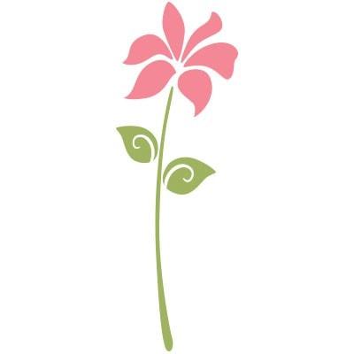 Large Flower Stencil for Painting Flowers in Girls Room
