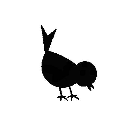 Cute Bird Silhouette