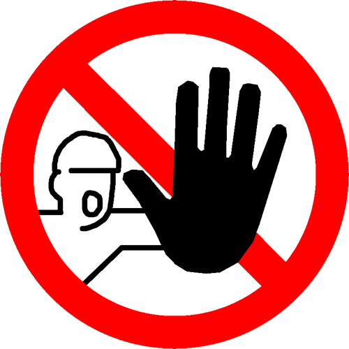 No Hands Sign - ClipArt Best