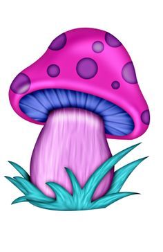 Gardens, Mushroom clipart and Cartoon
