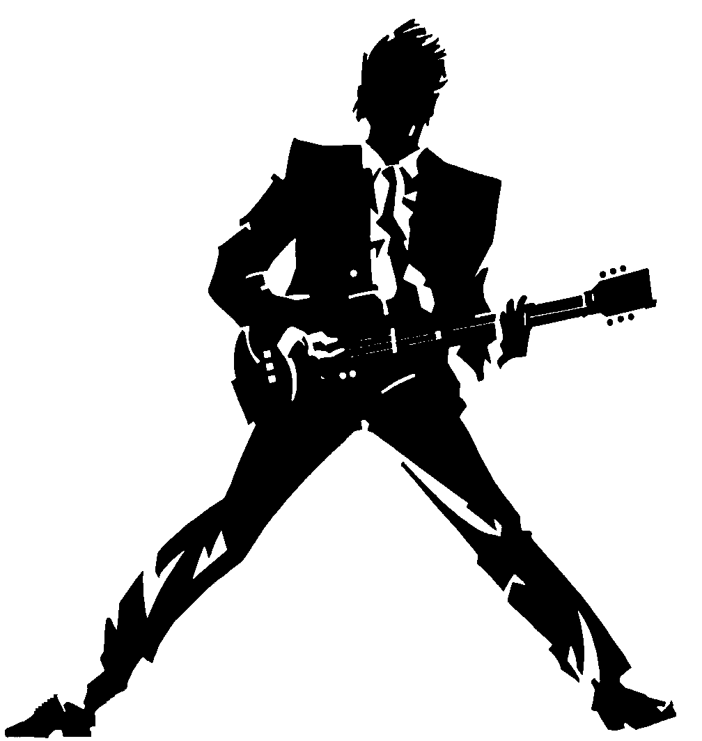 Guitar Silhouettes - Quoteko.