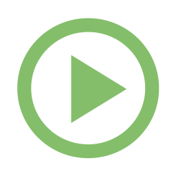 Frog green video play 3 icon - Free frog green video play icons