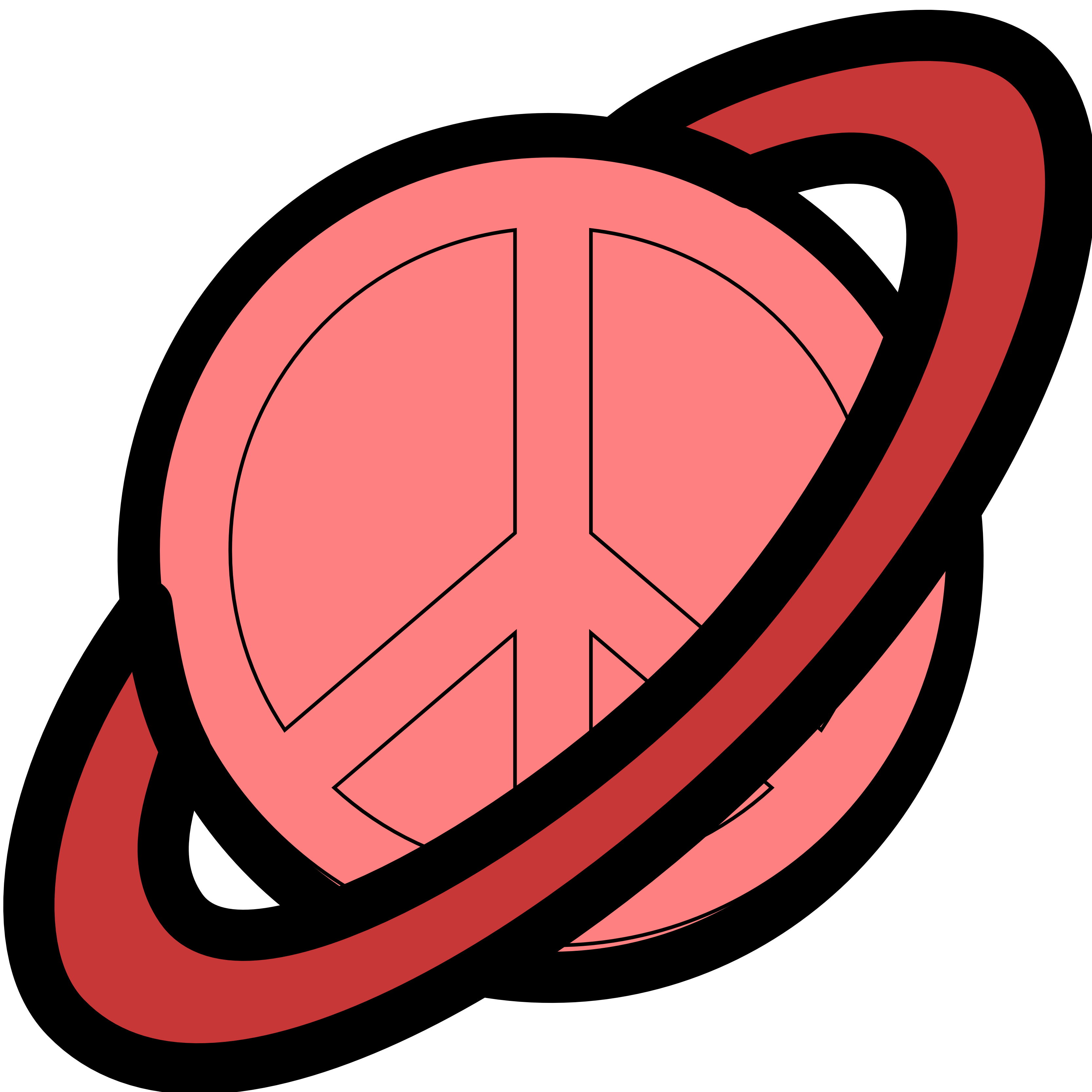 Planet Icon Christmas Xmas Toy Peace Symbol Sign Christmas Clip ...