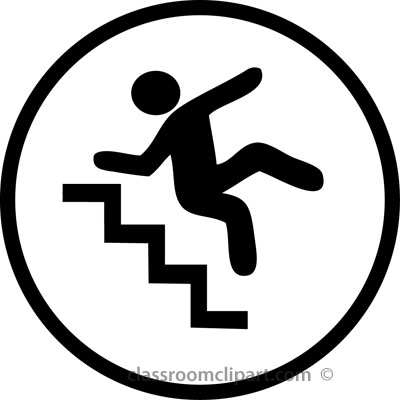 Man Slipping Clipart