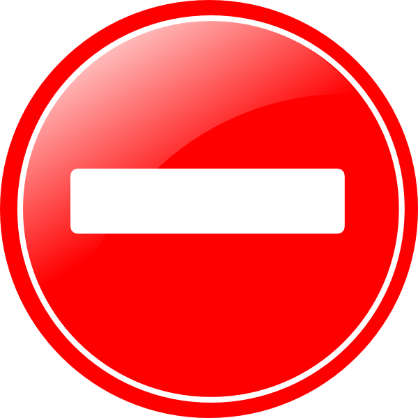 Minus Sign Clipart