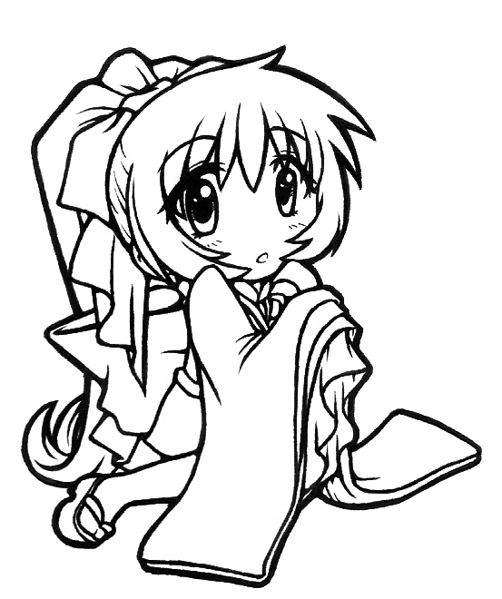 DeviantArt: More Like Chibi Lineart by FlurKitty