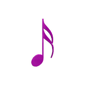 purple music note(clipped by taylor!) - Polyvore