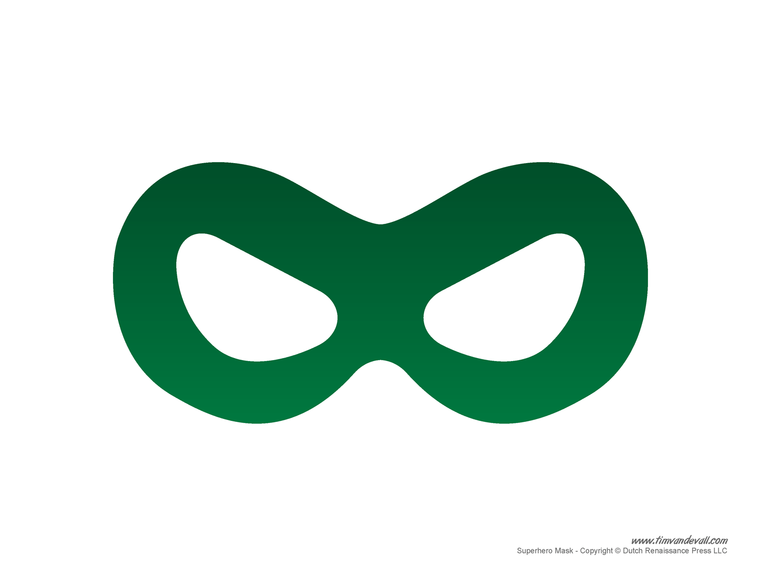 Printable Superhero Mask Templates for a Superhero Birthday Party