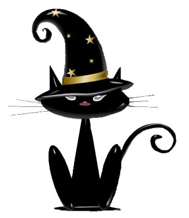 Cat clipart halloween