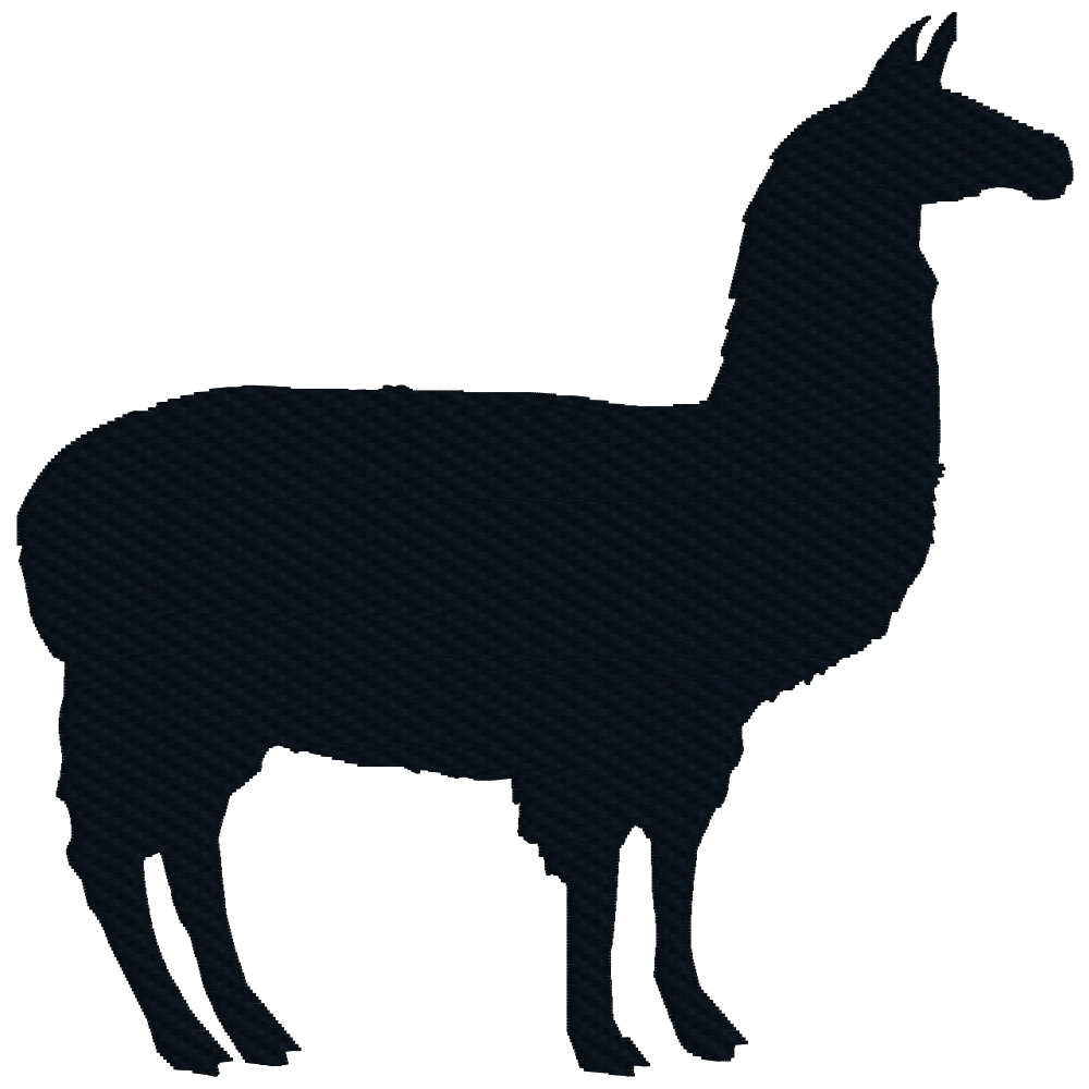 Llama silhouette | Etsy