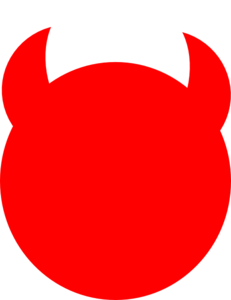 Devil horn clipart