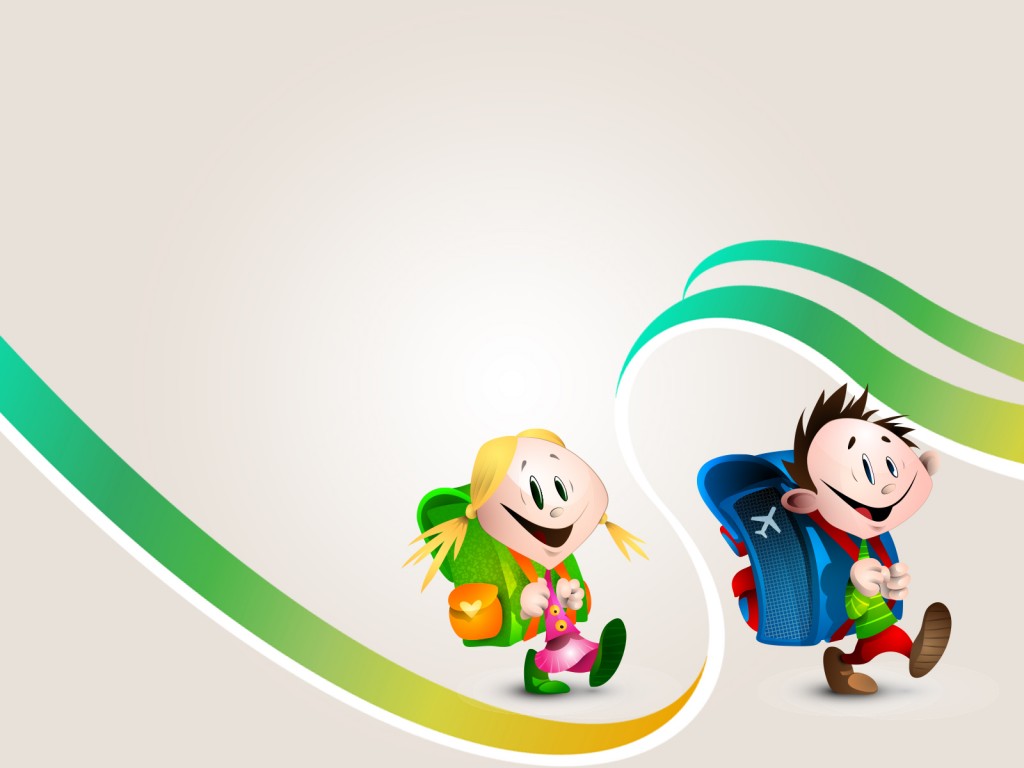 School Children Backgrounds - Beige, Educational, Green - PPT ...