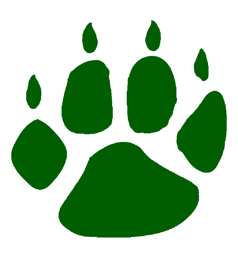 Panther Paw Print Clip Art